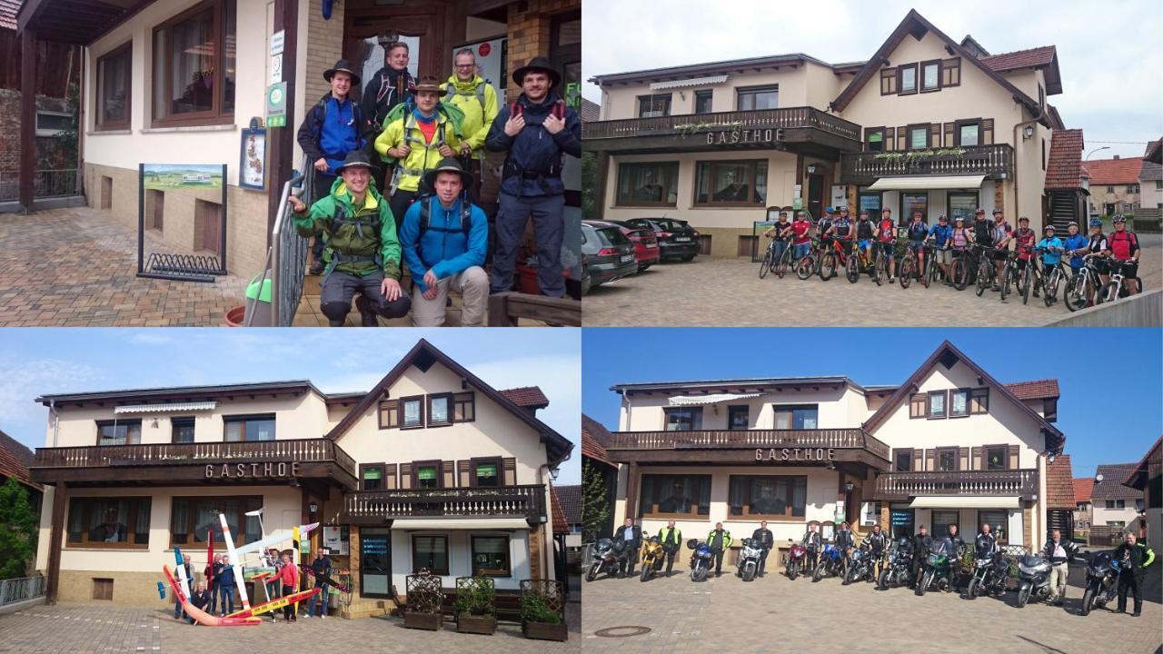 Landgasthof Und Pension Zum Loewen Bischofsheim an der Rhön Buitenkant foto